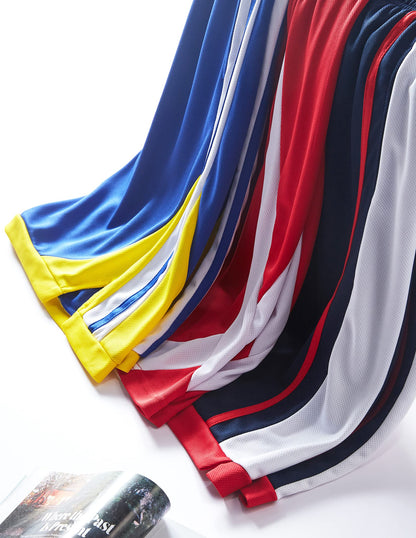 Liberty Imports 5 Pack Big Boys Youth Athletic Mesh Basketball Shorts with Pockets Quick Dry Activewear