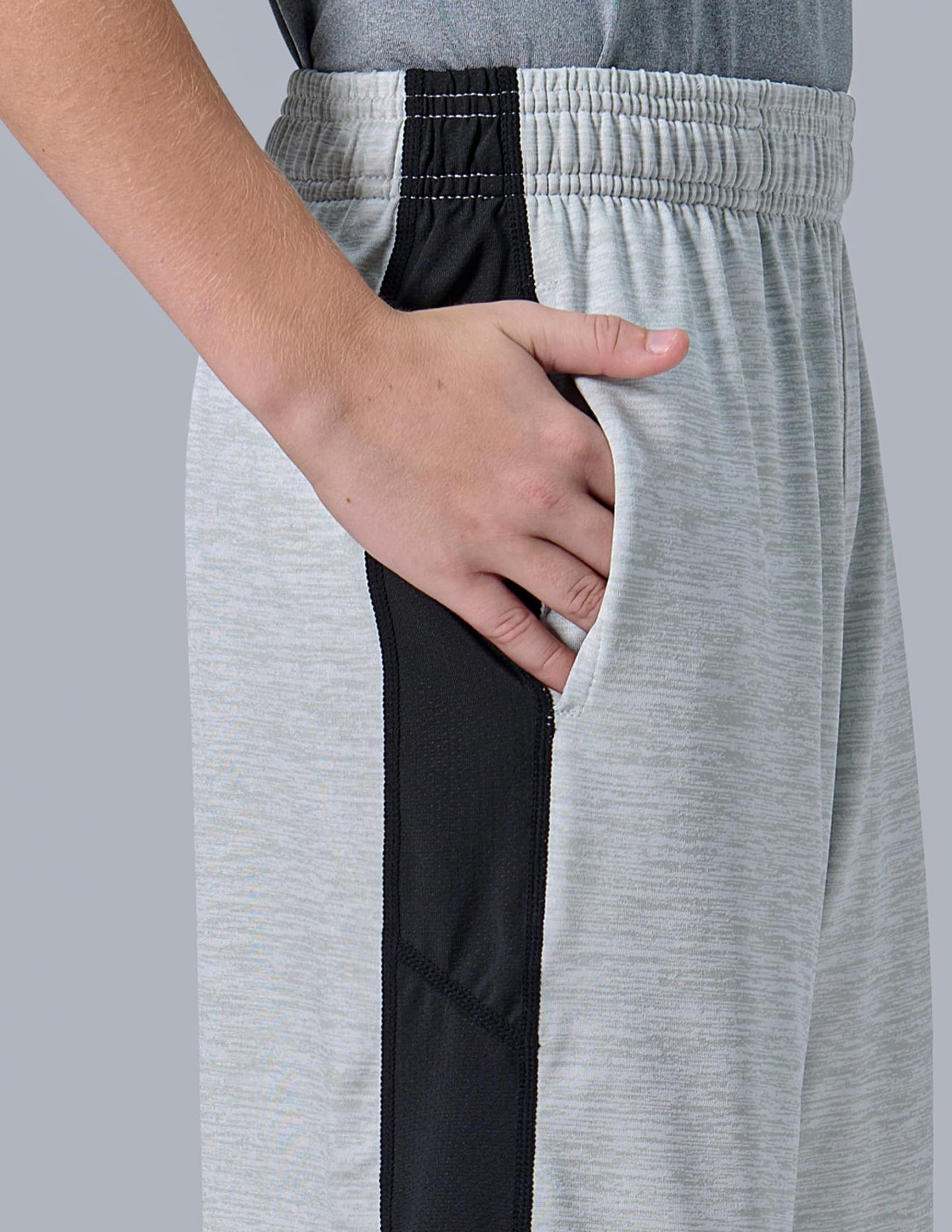 Liberty Imports 5 Pack Big Boys Youth Athletic Mesh Basketball Shorts with Pockets Quick Dry Activewear