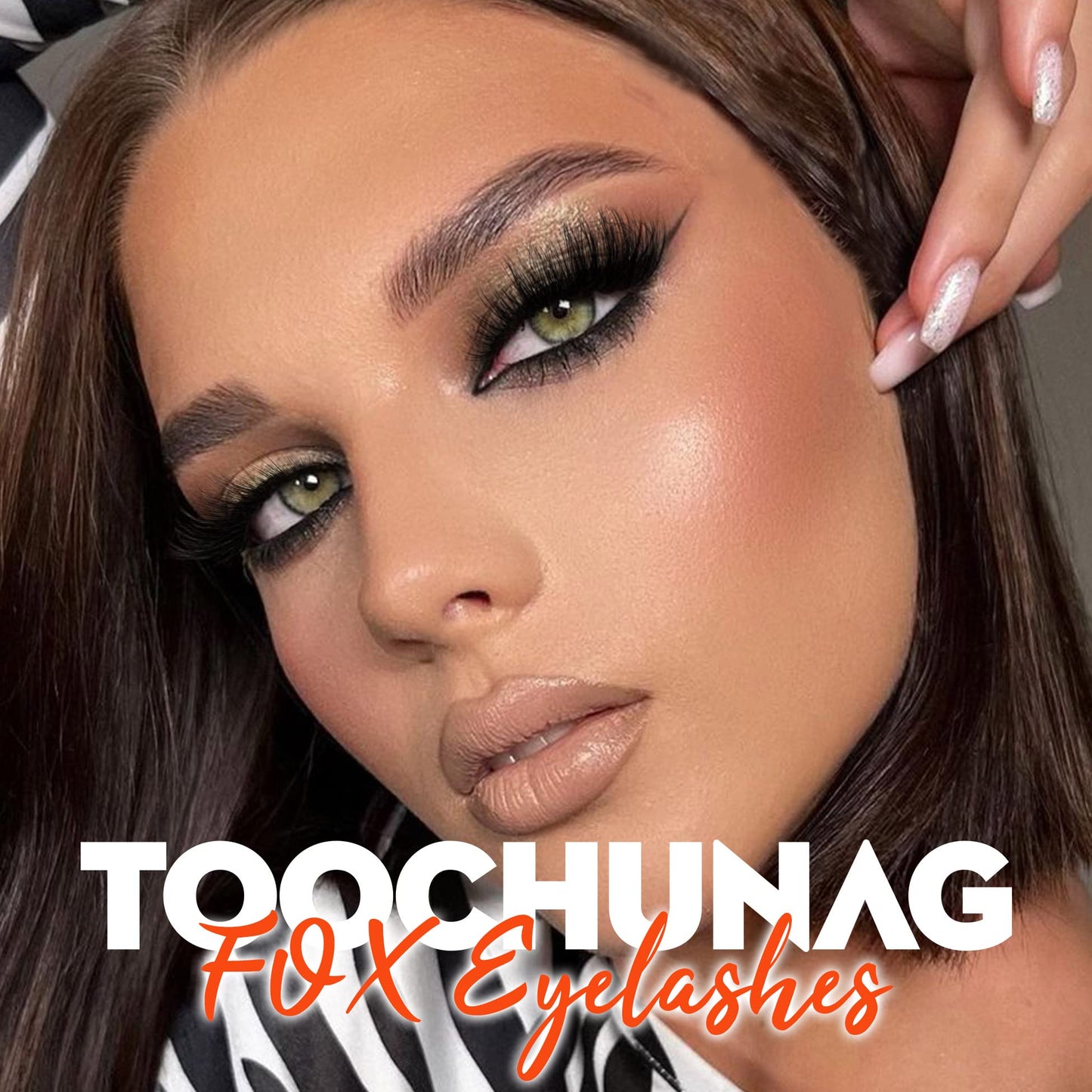 Mink Lashes Fluff False Eyelashes 20-22mm Dramatic Full Wispy Eye Lashes 8D Volume Curly Fake Eyelashes 7 Pairs Faux Mink Lashes Multipack by TOOCHUNAG