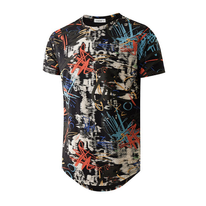 YININF Mens Hipster Hip Hop Short Sleeve Print T-Shirt Shirts Men