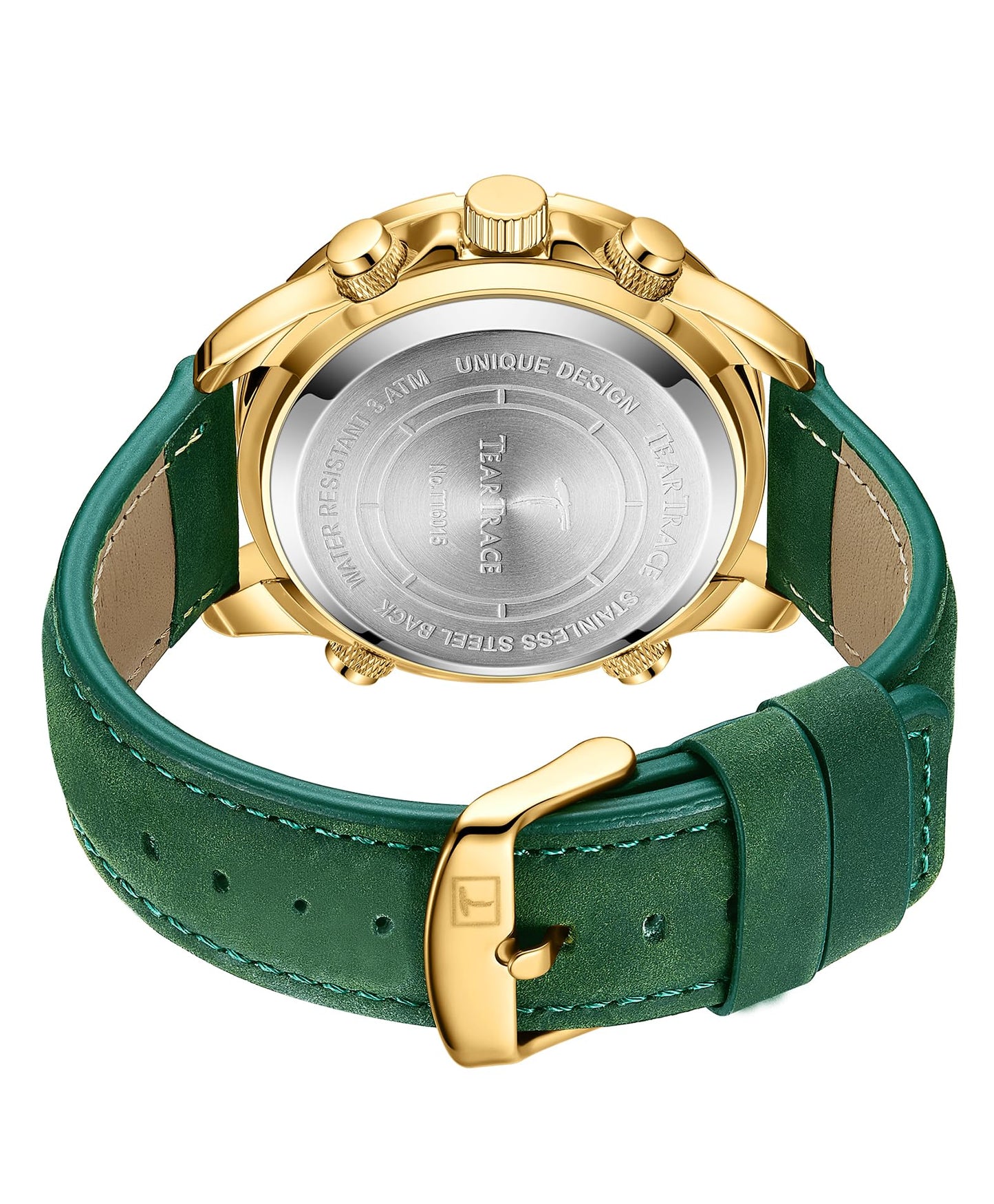 Watches for Men Analog Quartz Waterproof Sport Men’s Watch Tonneau Chronograph Luminous Fashionable Unique Casual Watch with Silicone Strap