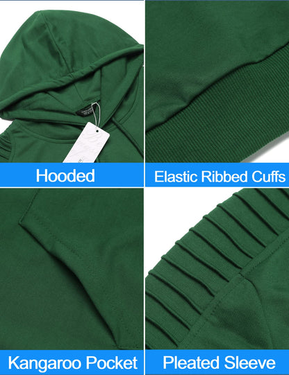 COOFANDY Men's Tracksuit 2 Piece Hoodie Sweatsuit Sets Casual Jogging Athletic Suits