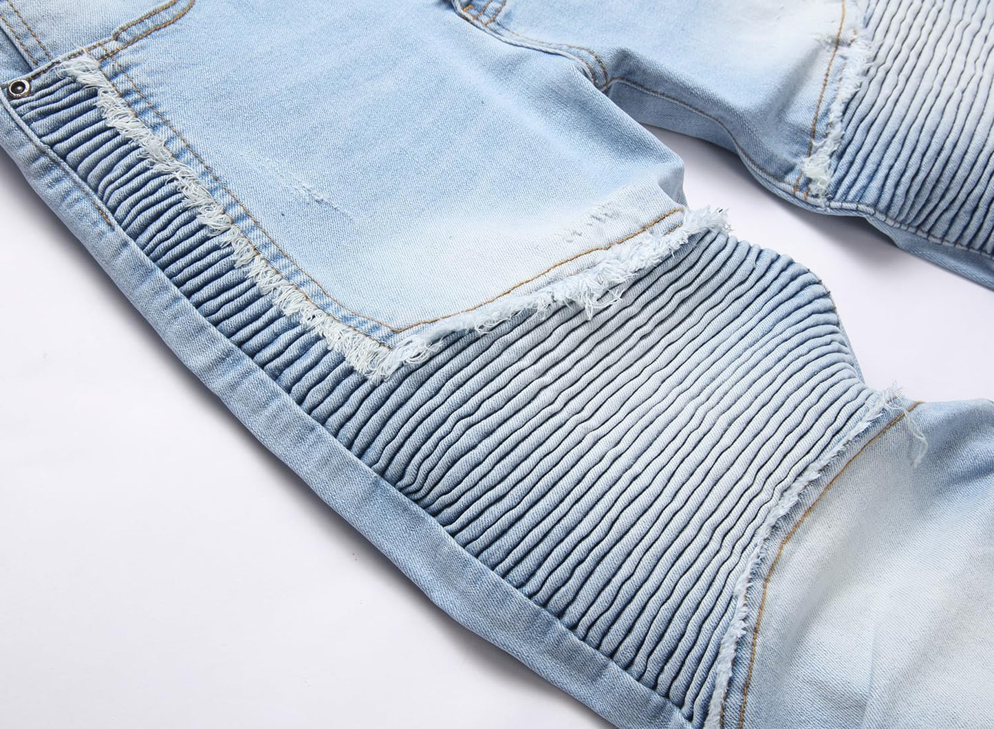 Fashion Slim Jeans Men Stretch Denim Pants