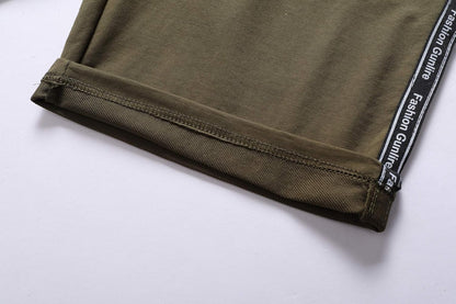 Big Boy's Casual Shorts Summer Cotton Classic Fit Drawstring Elastic Waist Beach Shorts with Pockets