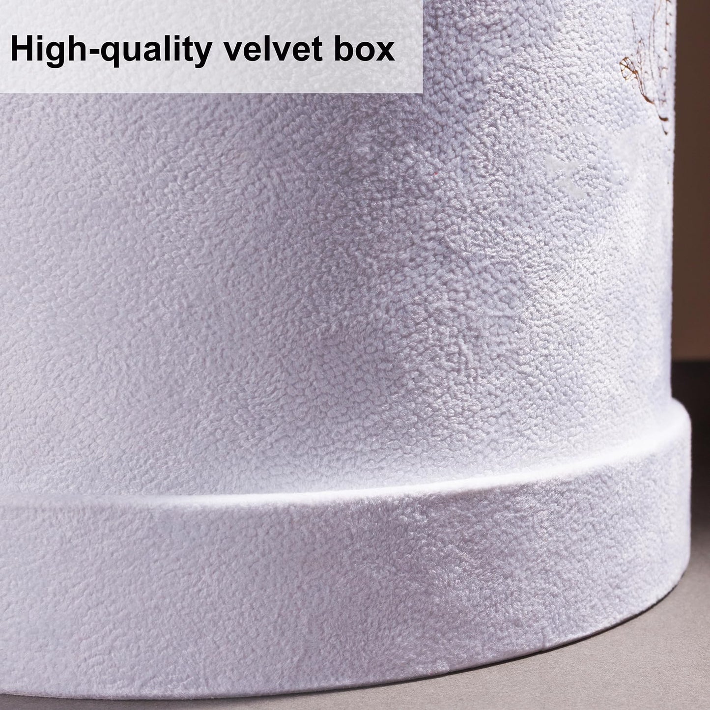 47 Flowers in a Luxury Suede Box, Birthday Gifts for Women, Preserved Flowers, Mothers Day Roses Gift for Mom, Red