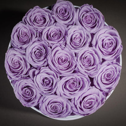 47 Flowers in a Luxury Suede Box, Birthday Gifts for Women, Preserved Flowers, Mothers Day Roses Gift for Mom, Red