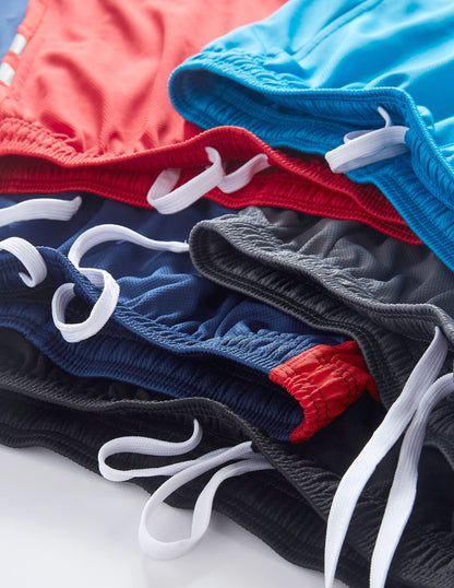 Liberty Imports 5 Pack Big Boys Youth Athletic Mesh Basketball Shorts with Pockets Quick Dry Activewear