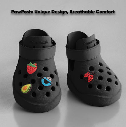 Dog Shoes: Non-Slip Waterproof Sandals for Hot Pavement, Breathable Perforated Boots, Large/Medium/Small Sizes, Ideal Paw Protector, Outdoor Clog Booties (Green Marble, Size 1)