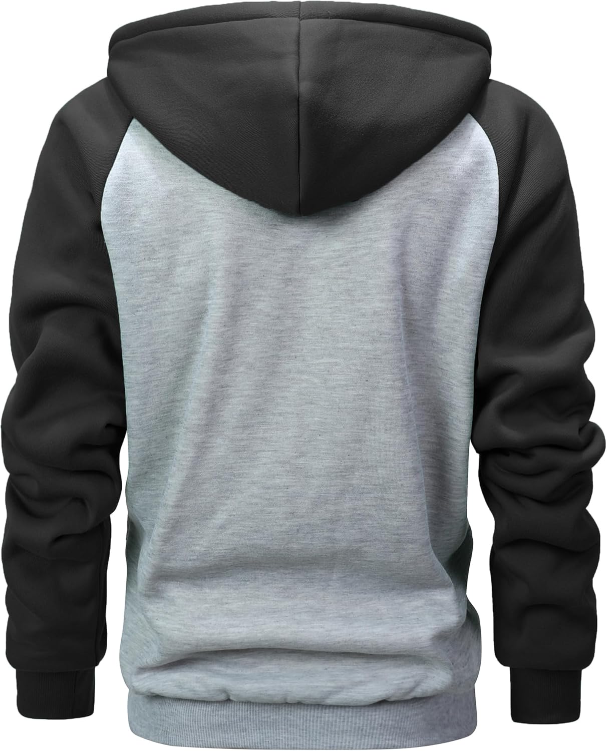 GXAMOY Men's Winter Fleece Hoodies for Men Heavyweight Warm Thick Full Zip Up Sweatshirt Outerwear