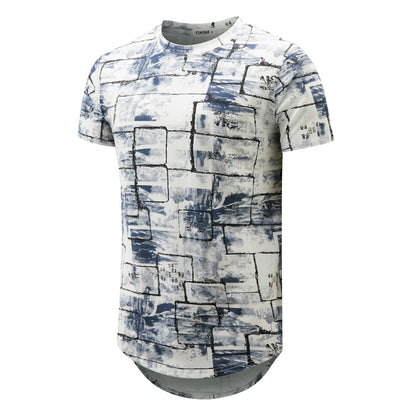 YININF Mens Hipster Hip Hop Short Sleeve Print T-Shirt Shirts Men