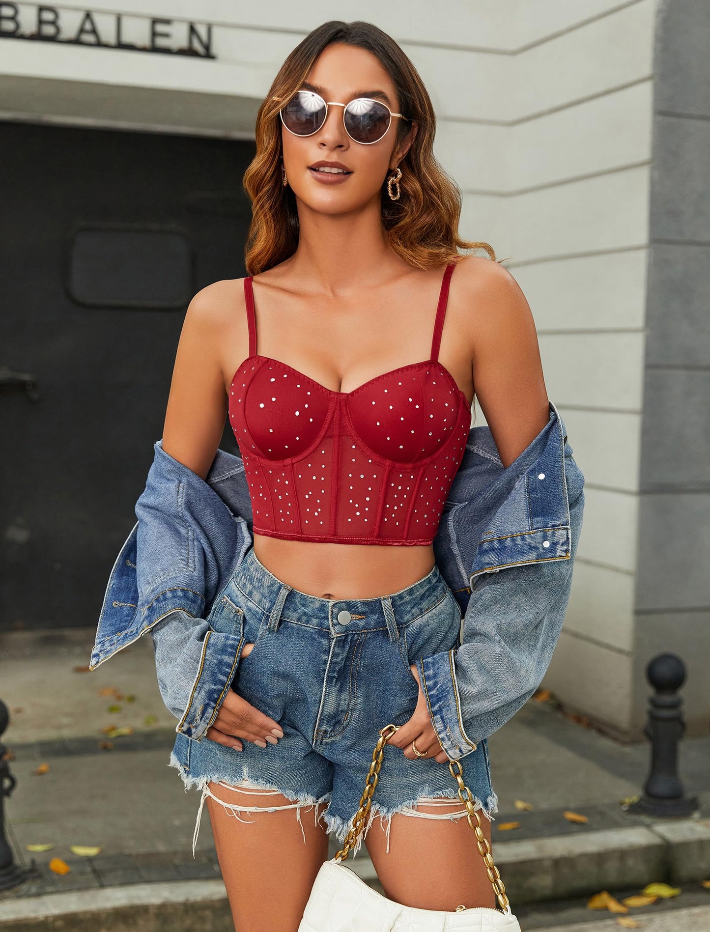 Avidlove Corset Tops For Women Push Up Bustier lingerie Y2K Sexy Going Out Party Club Top