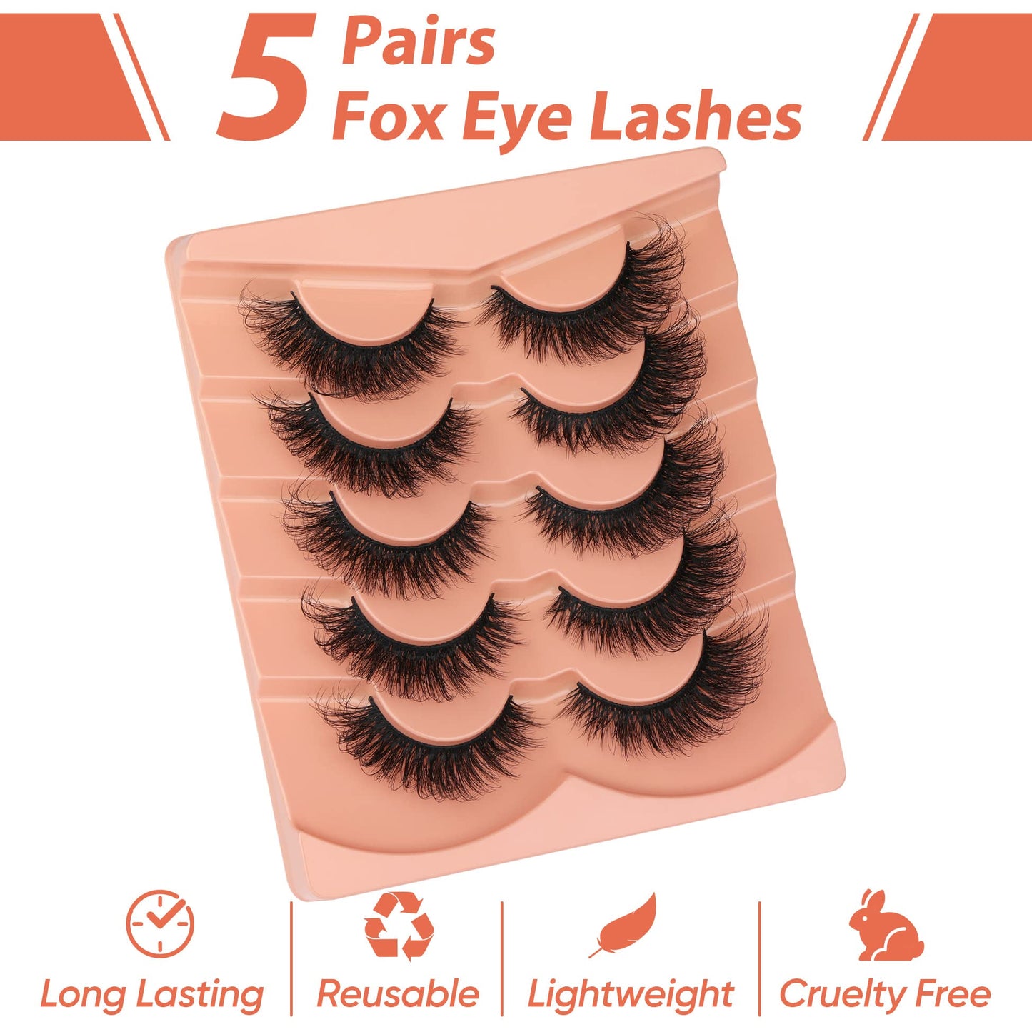 Mink Lashes Fluff False Eyelashes 20-22mm Dramatic Full Wispy Eye Lashes 8D Volume Curly Fake Eyelashes 7 Pairs Faux Mink Lashes Multipack by TOOCHUNAG