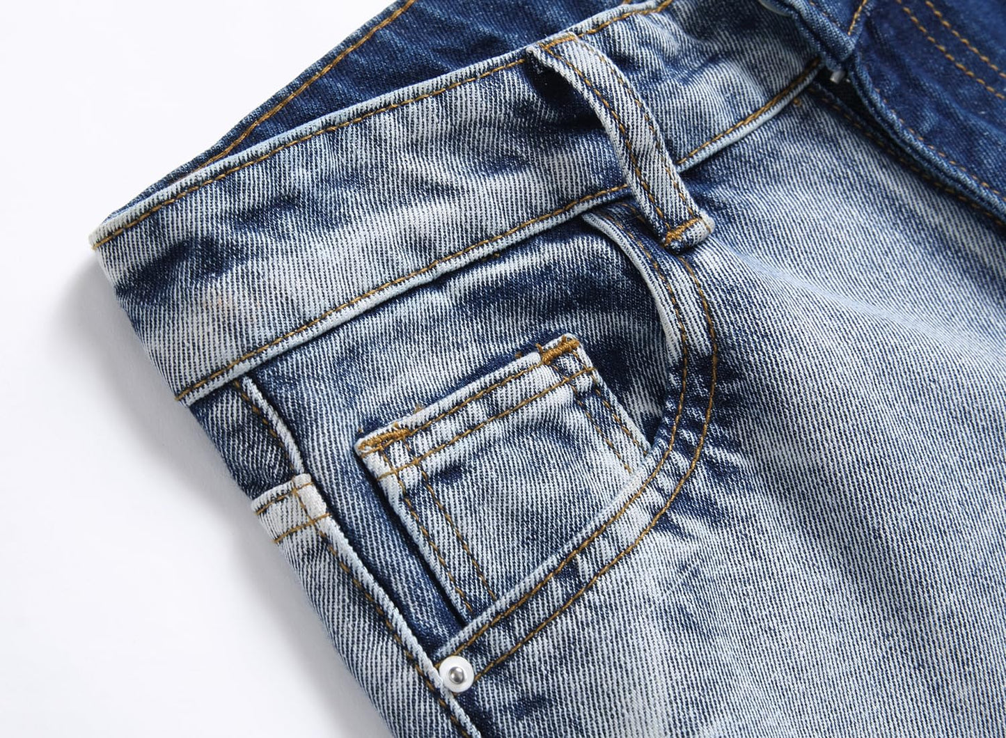 Boy's Skinny Fit Comfy Jeans Ripped Destroyed Distressed Stylish Slim Washed Denim Jeans Pants