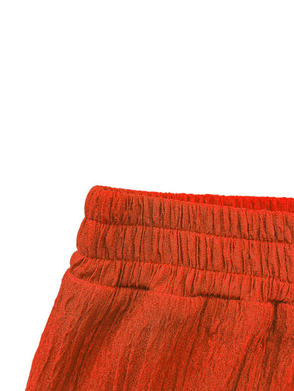 Womens Trendy Ribbed Knit 2 Piece Outfit Sleeveless Crop Top and High Waist Wide Leg Pants Matching Lounge Set