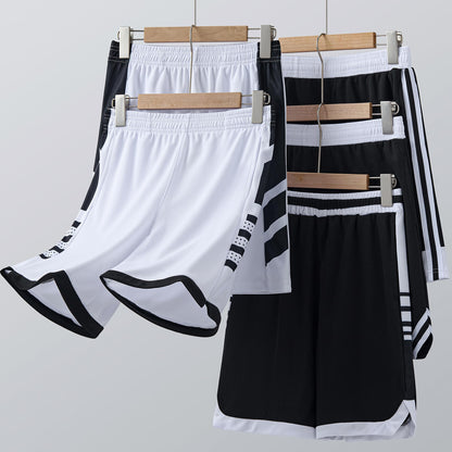 Liberty Imports 5 Pack Big Boys Youth Athletic Mesh Basketball Shorts with Pockets Quick Dry Activewear