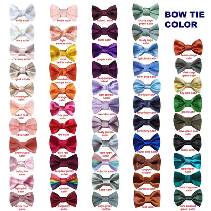 Custom-Fit Dog Tuxedo with Bow Tie & Lapel Uncut Cham Eyelet | Keyhole Fishtail Buttonhole Design | Optional Ring Bearer Clasp | Perfect Outfit for Wedding & Birthday by ACORD EU (Tan)