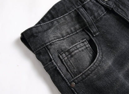 Boy's Ripped Jeans Stacked Skinny Fit Destroyed Distressed Fashion Comfy Denim Jeans Pants