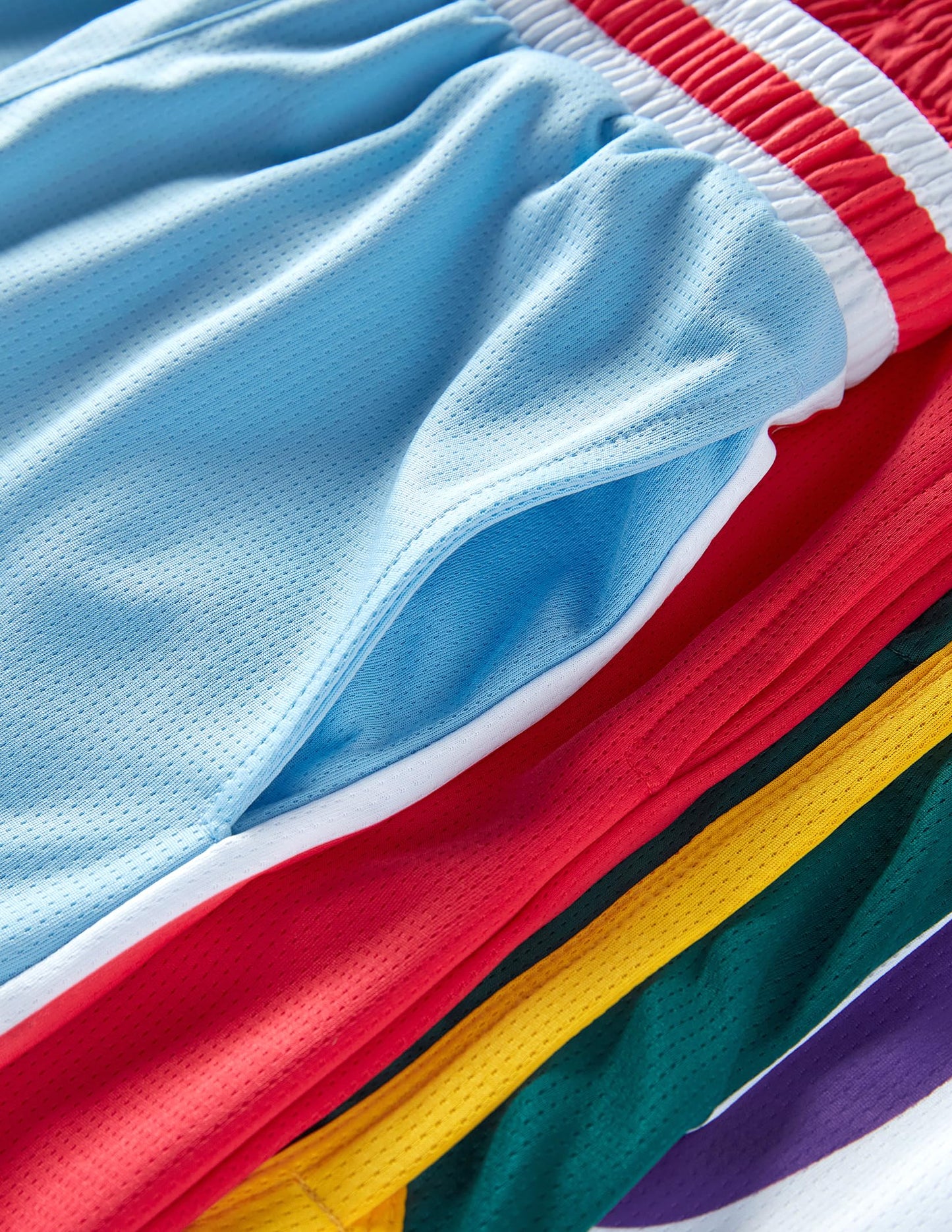 Liberty Imports 5 Pack Big Boys Youth Athletic Mesh Basketball Shorts with Pockets Quick Dry Activewear