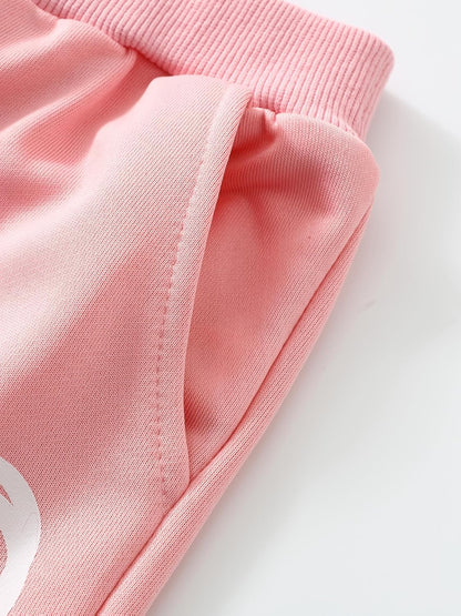 Girls Sweatpants - 3 Pack Teen Girls' Athletic High Waisted Joggers Pants with Pockets Multicoloured 4-14Y