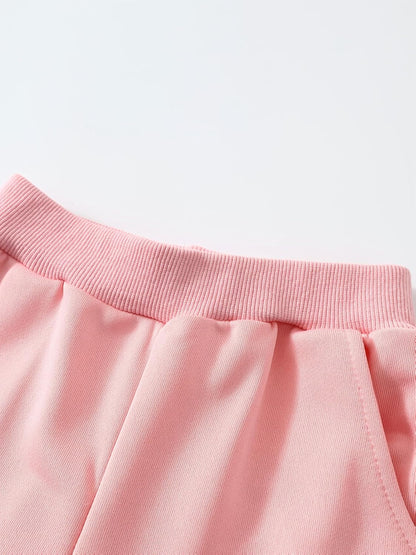 Girls Sweatpants - 3 Pack Teen Girls' Athletic High Waisted Joggers Pants with Pockets Multicoloured 4-14Y