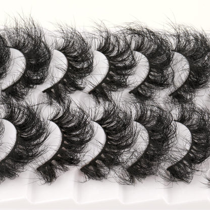 Mink Lashes Full Volume False Eyelashes 18mm Dramatic Faux Mink Eyelashes Natural Look Cat Eye Volume Eye Lashes Multipack by Focipeysa