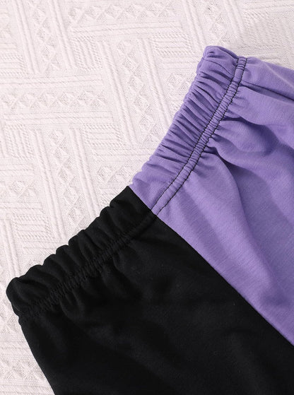 Hilinker Girls Graphic 3 Piece Outfits Workout Crop Hoodie Ribbed Tank and Sweatpants Set